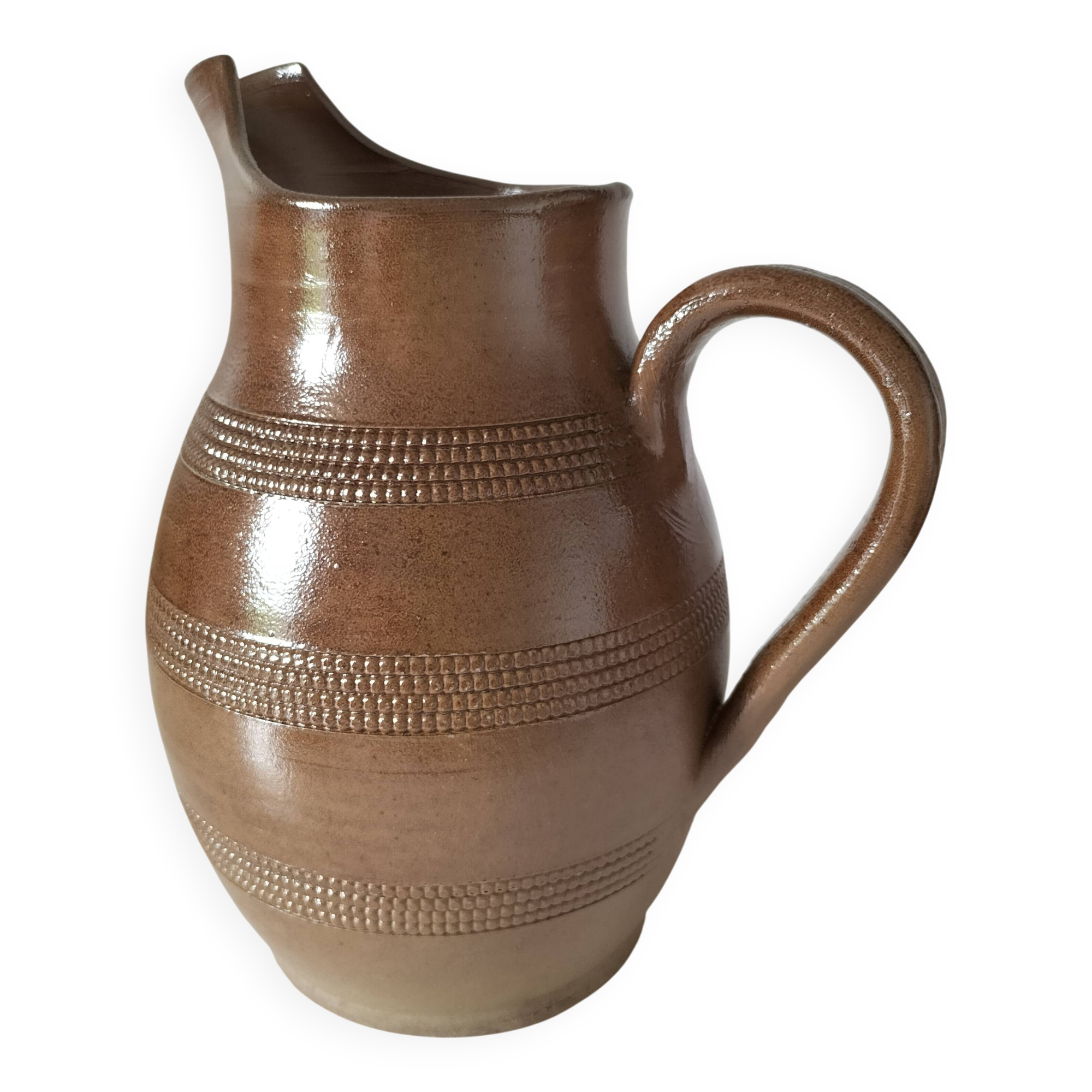 Stoneware pitcher