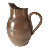 Stoneware pitcher