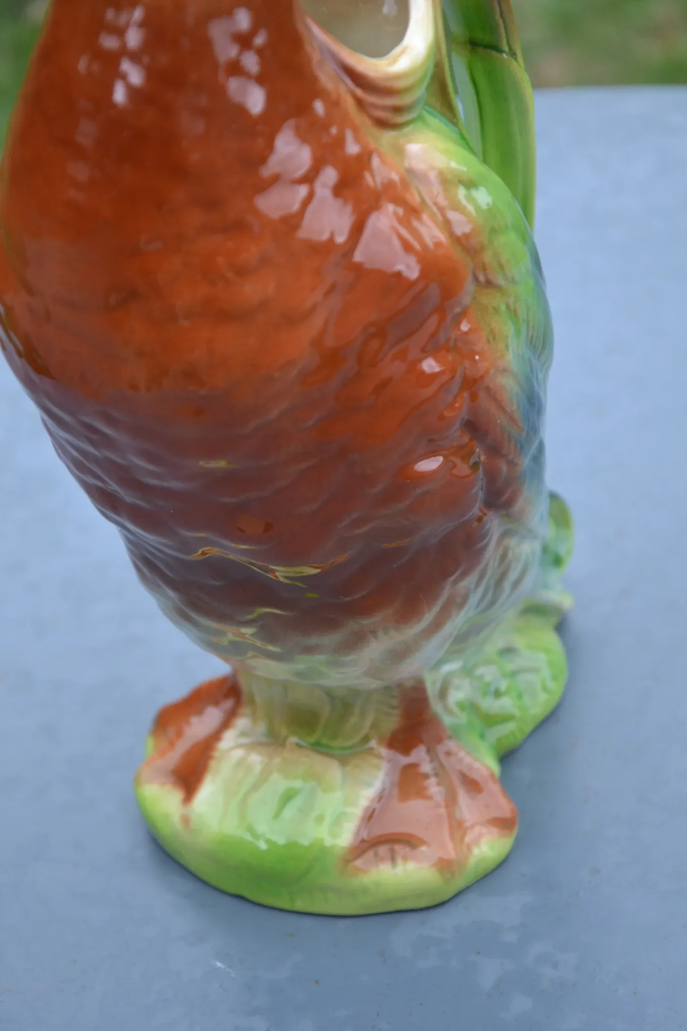 St Clément barbotine duck jug