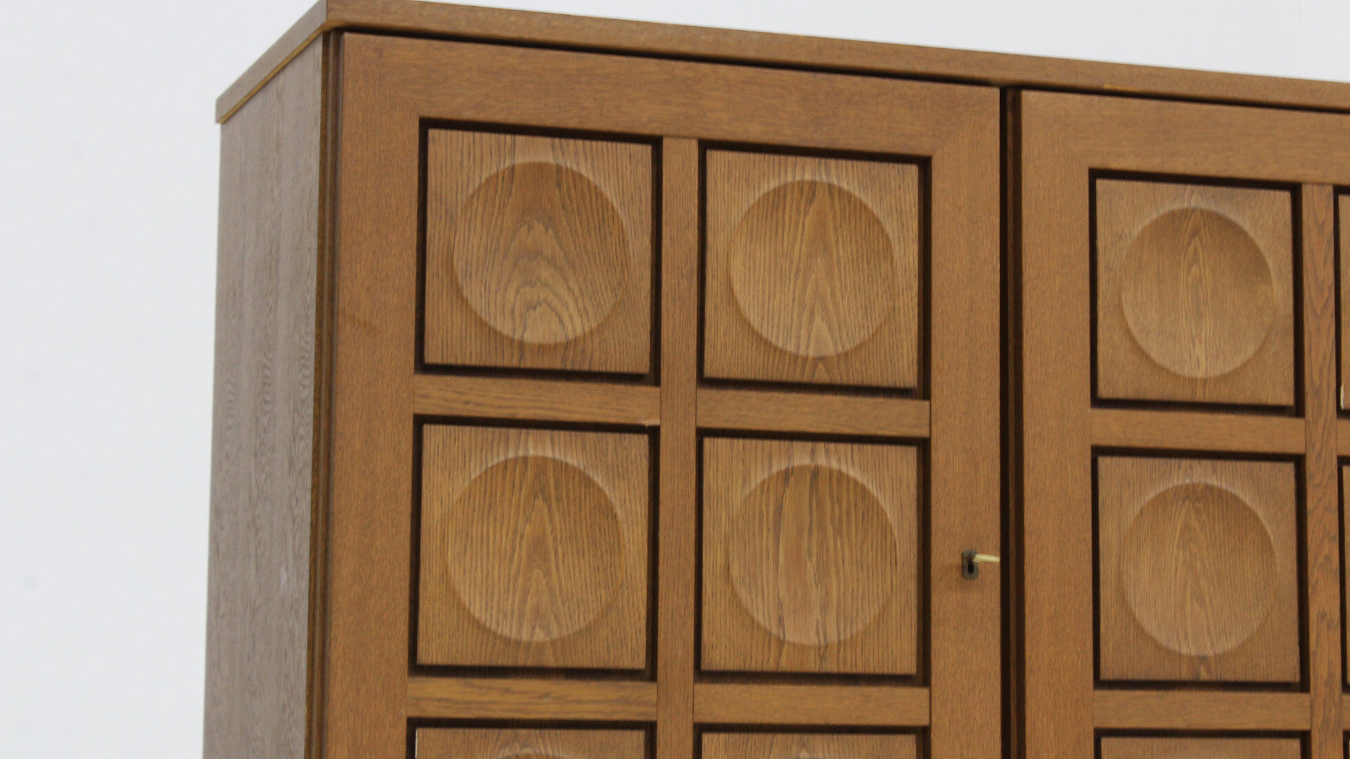 Vintage brutalist sideboard 1970s Gerhard Bartels
