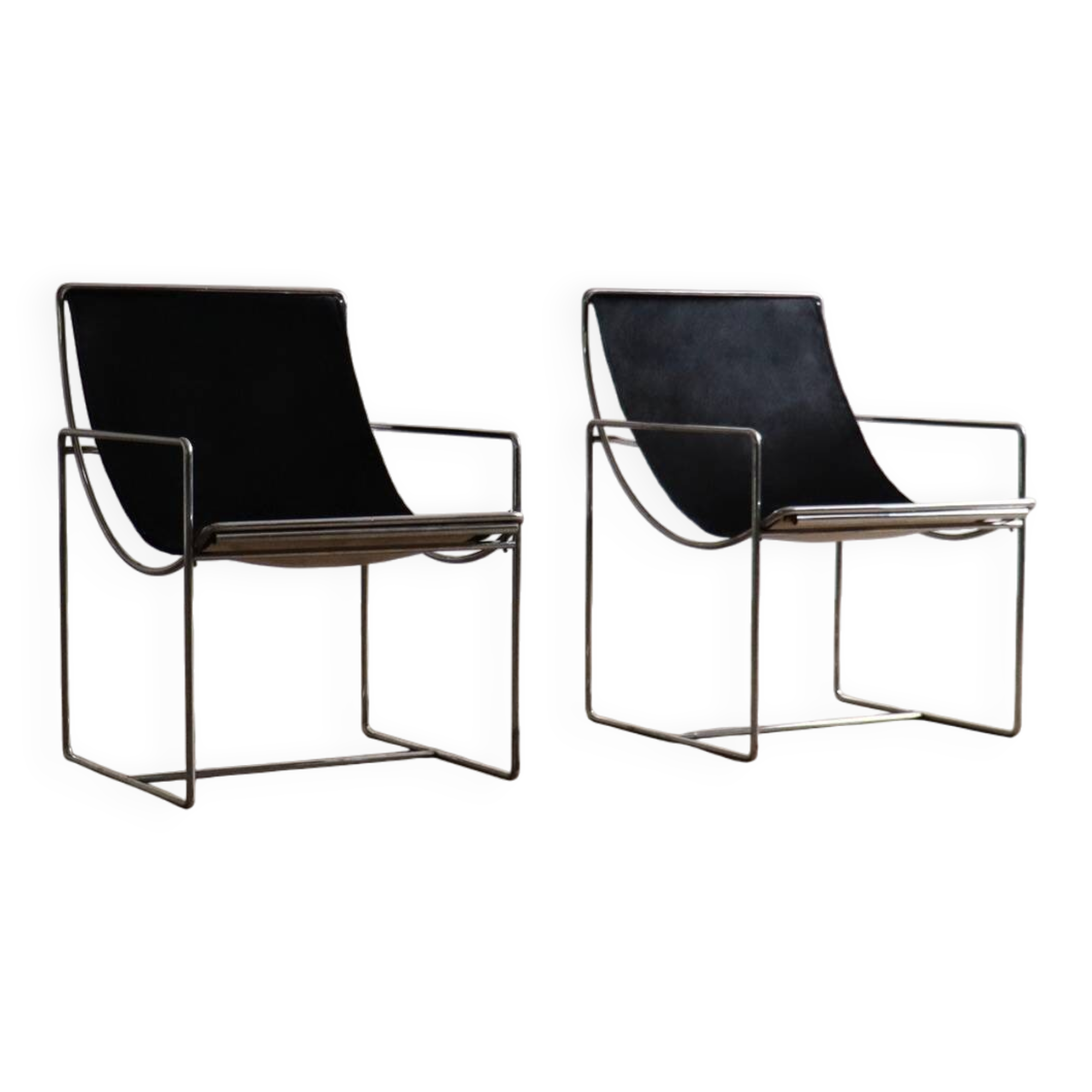Odile Mir Filo Lounge Chairs Model 203 for Prisunic, France 1971