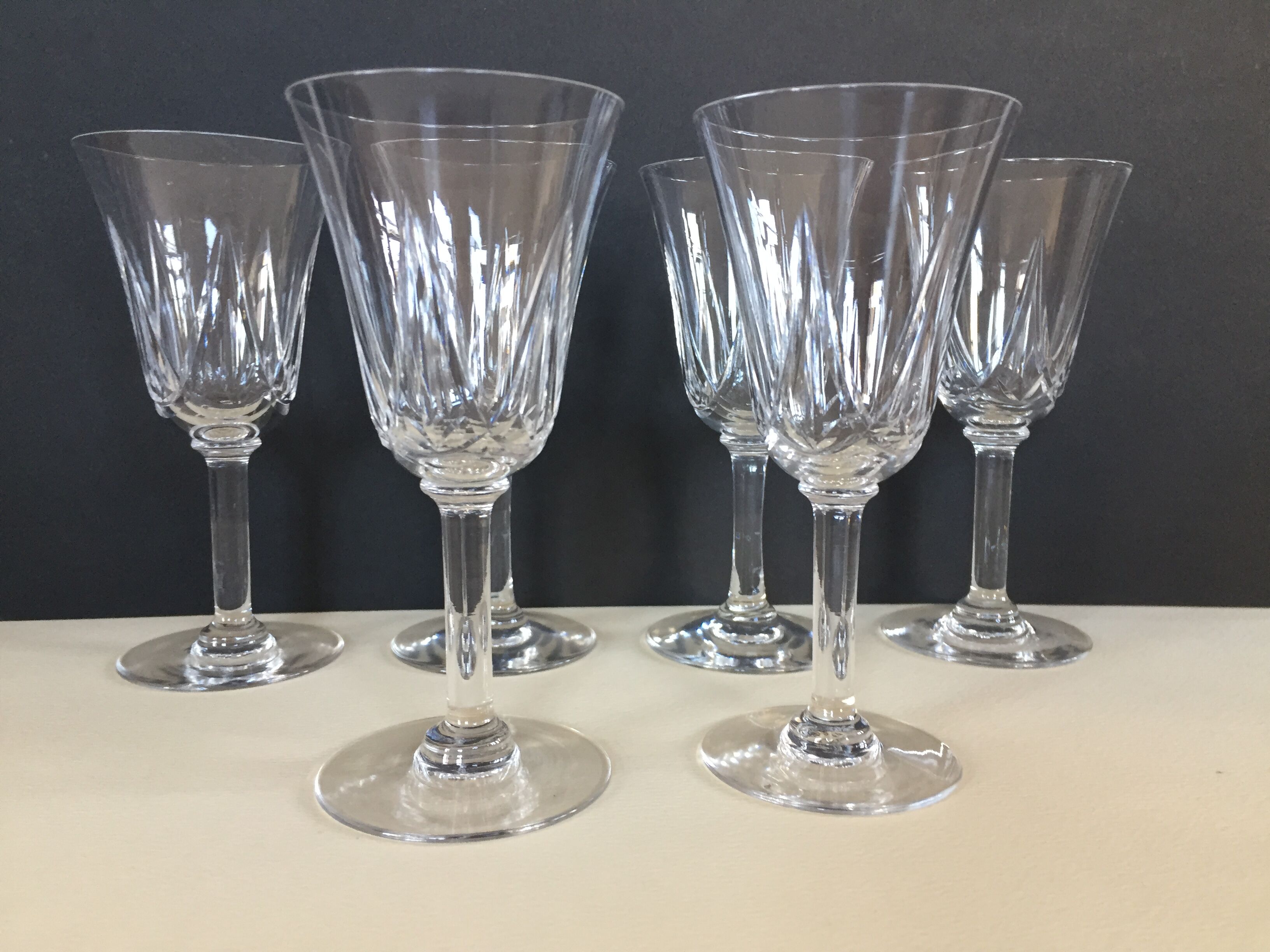 St. Louis crystal glasses