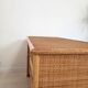Pair of wicker and bamboo desks, Dal Vera, vintage
