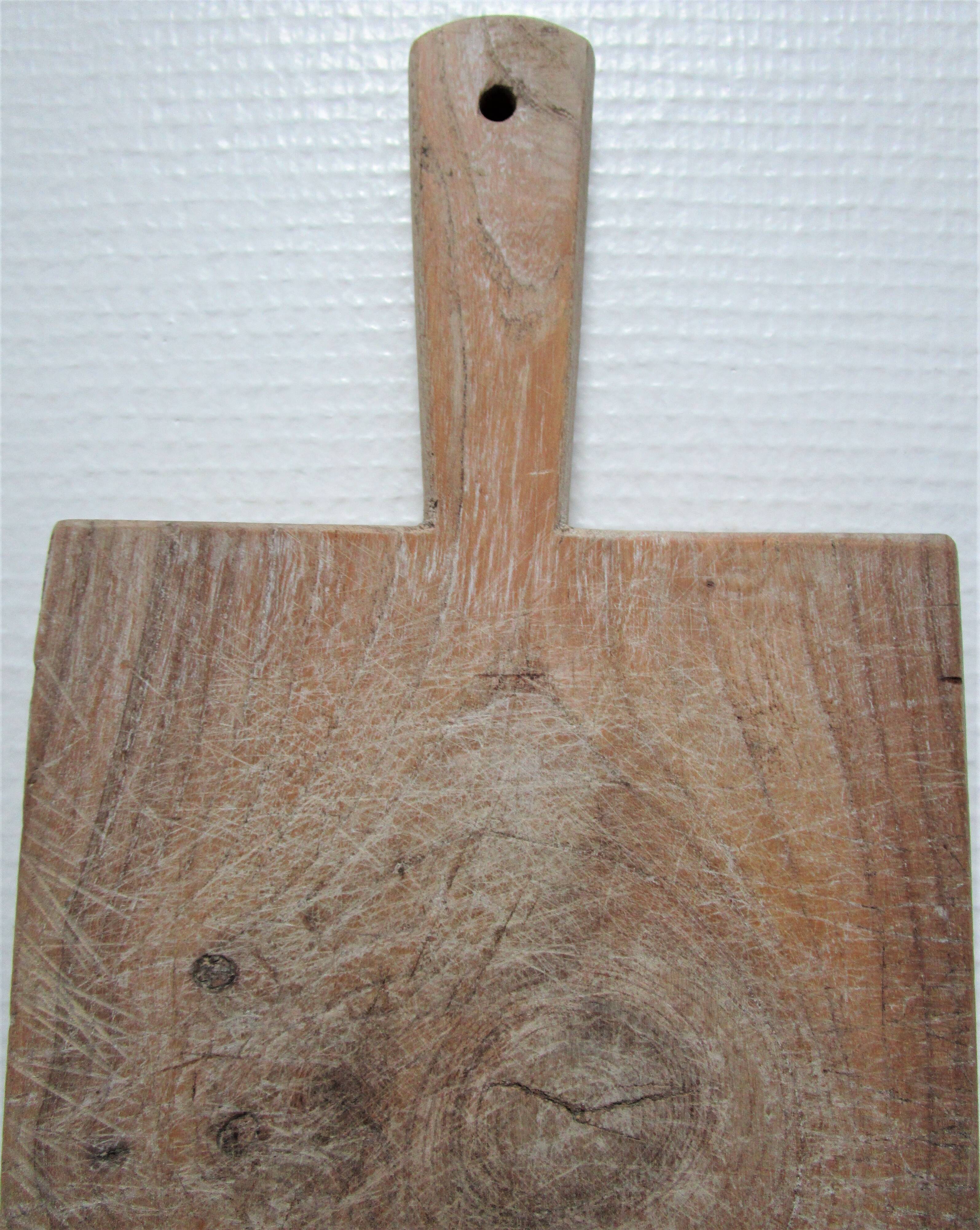 Cutting board solid wood patinated vintage