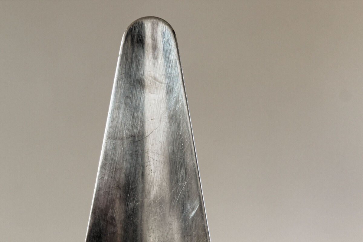 Christofle pie shovel, silver metal