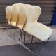 Set of 4 chairs 70s Gerd Lange beige
