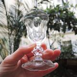 7 Verres à Digestif en Cristal de Style Metternich H 11 cm
