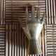Vintage brass hand
