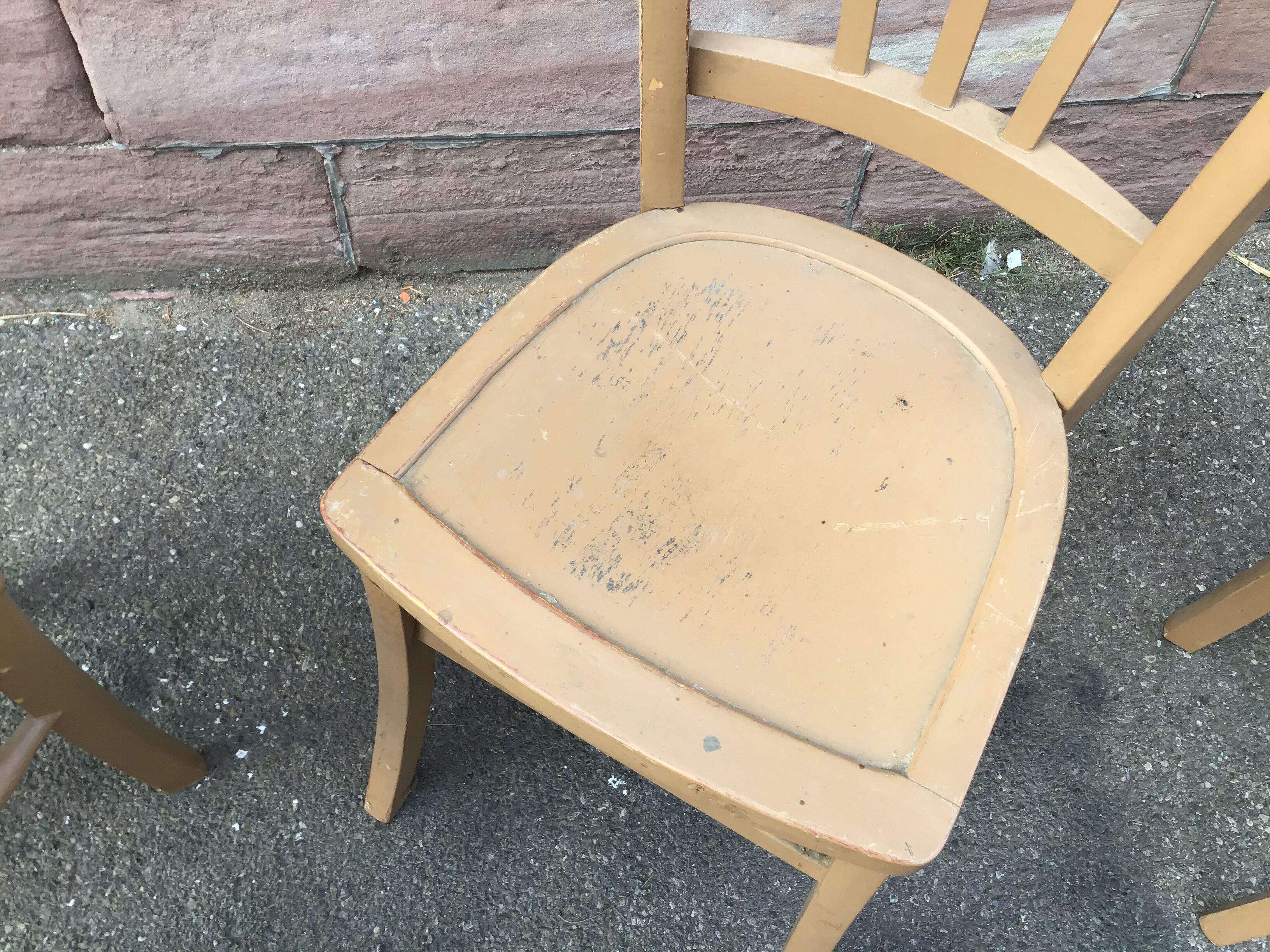 Set of 4 vintage bistro chairs