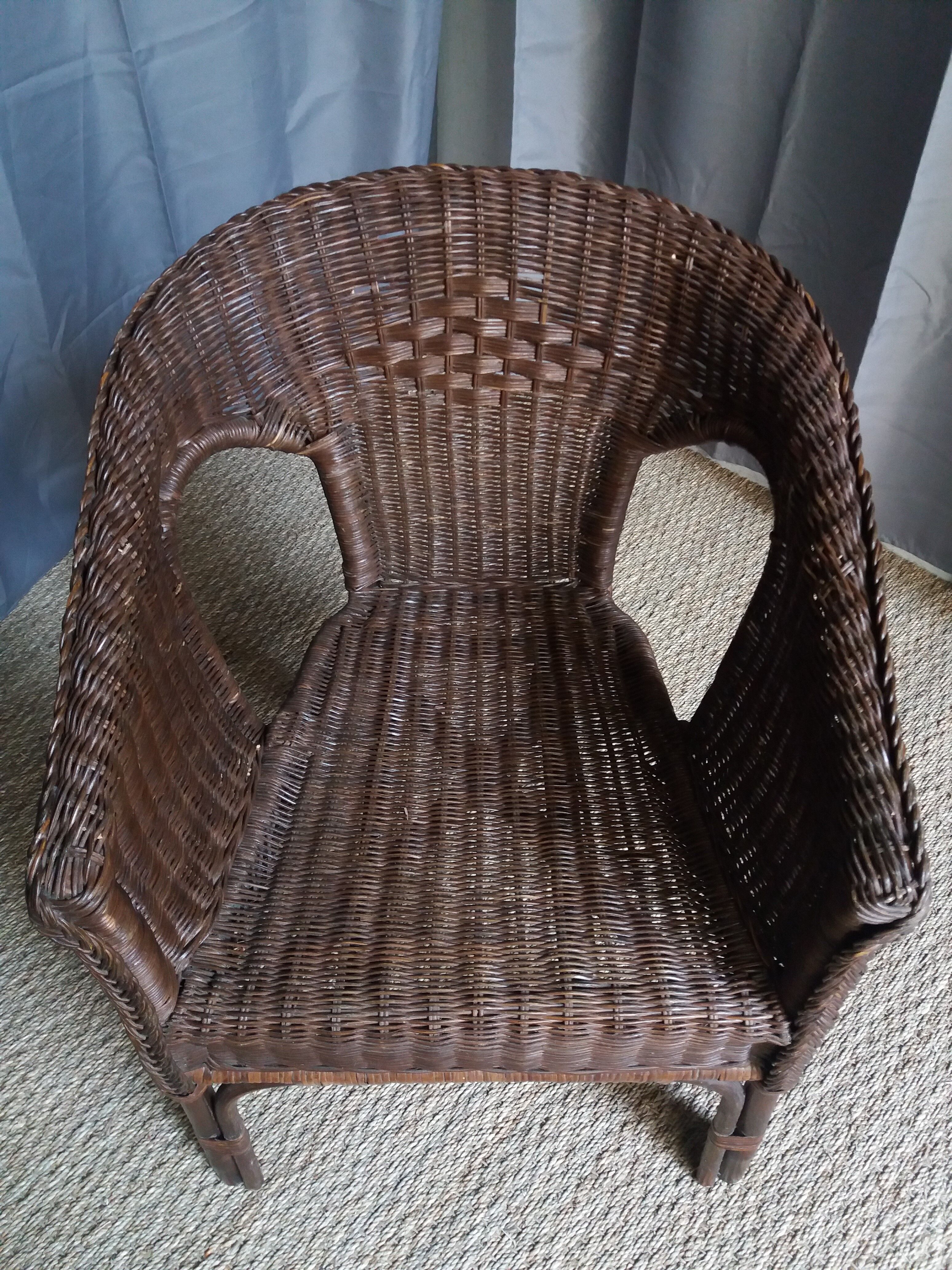 Vintage rattan chair
