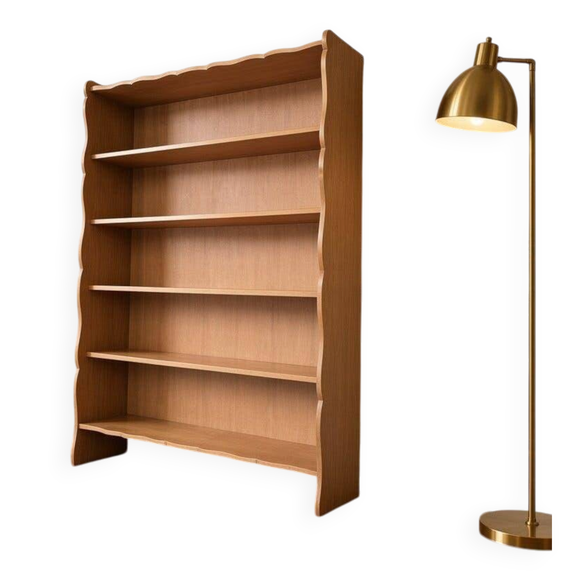 Vintage wooden bookshelf/storage unit.