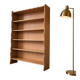 Vintage wooden bookshelf/storage unit.