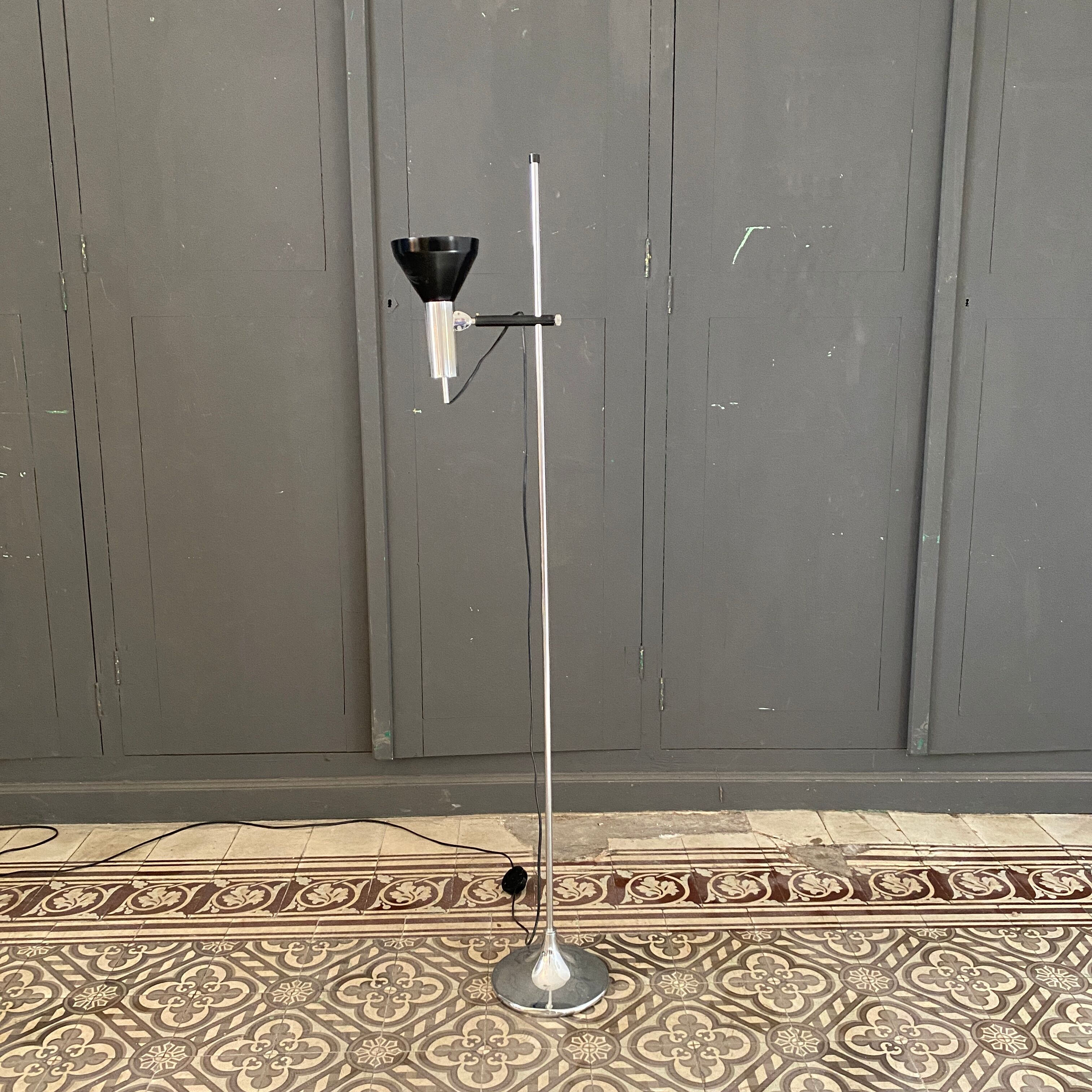 Vintage black spot lamp 70s