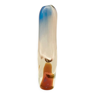 Vase by Josef Hospodka for Chribska in glass, Czechoslovakia 1960