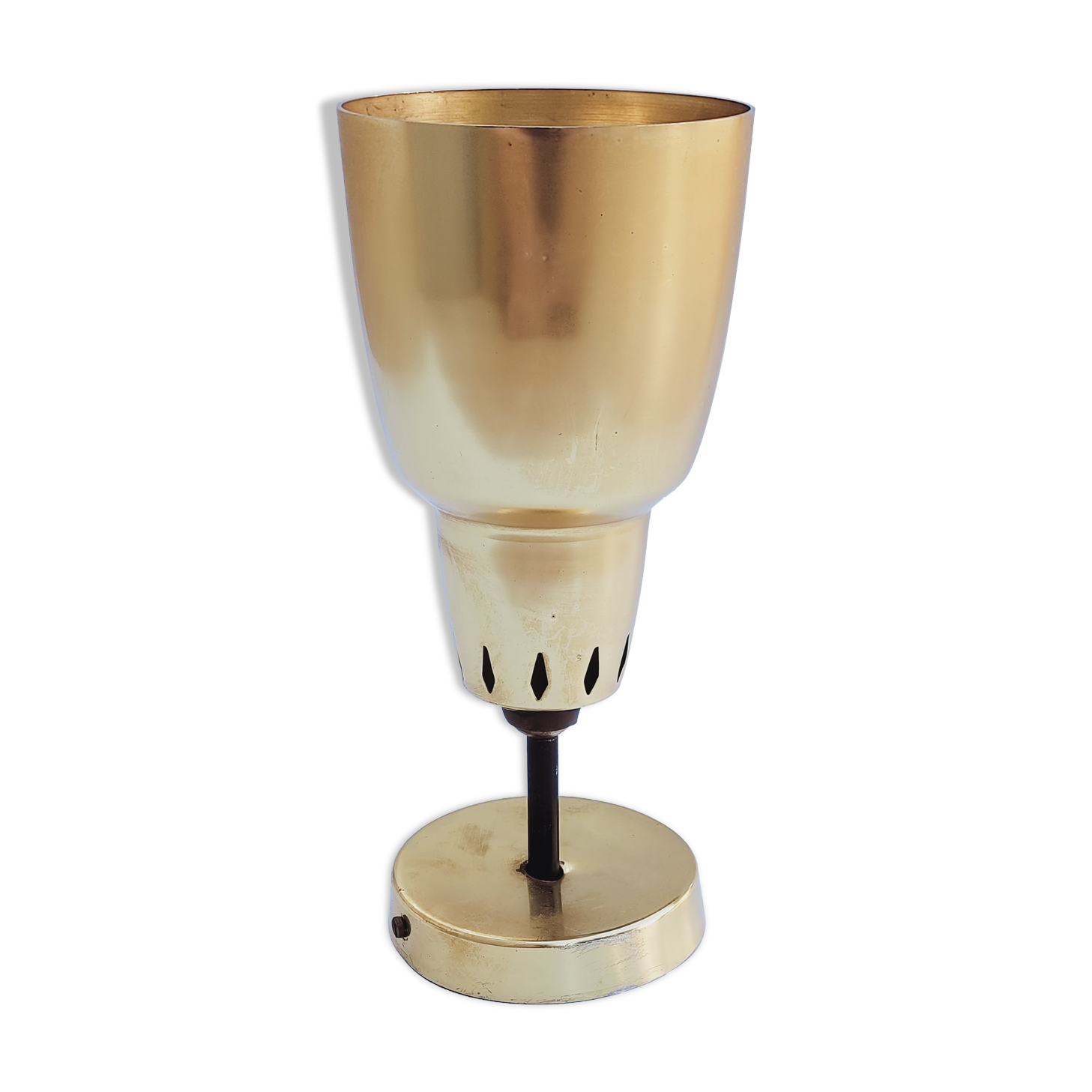 Wall lamp gilded aluminum from the 60s edited by Parscot
