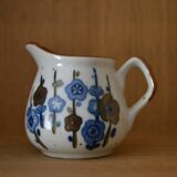 Stoneware milk jug with Japanese motif