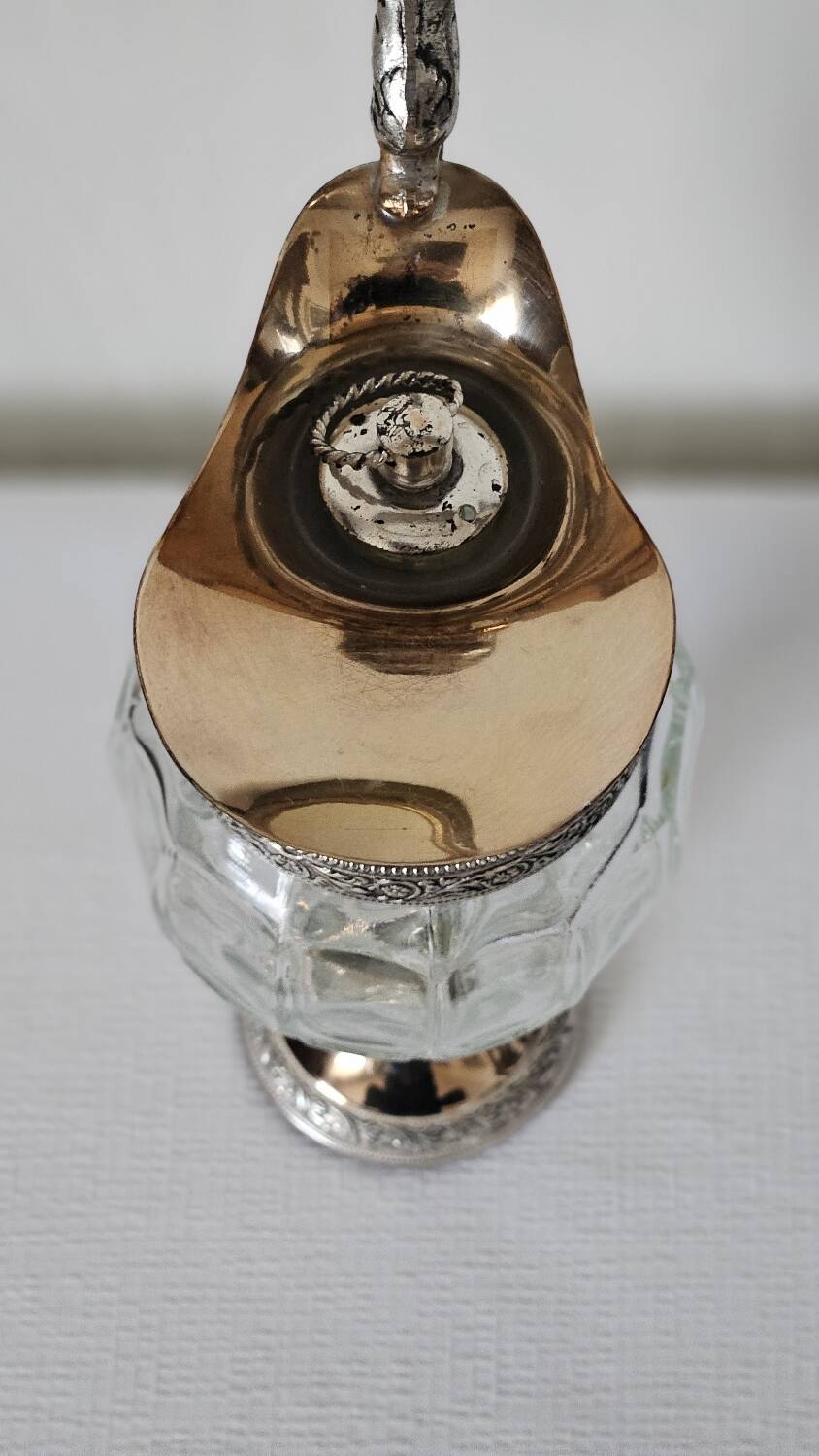 Vintage silver-plated Italian carafe
