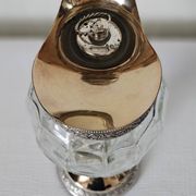 Carafe Italienne métal argenté vintage