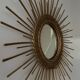 Miroir soleil rotin