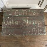 Old wooden tool box