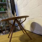 Bamboo round coffee table