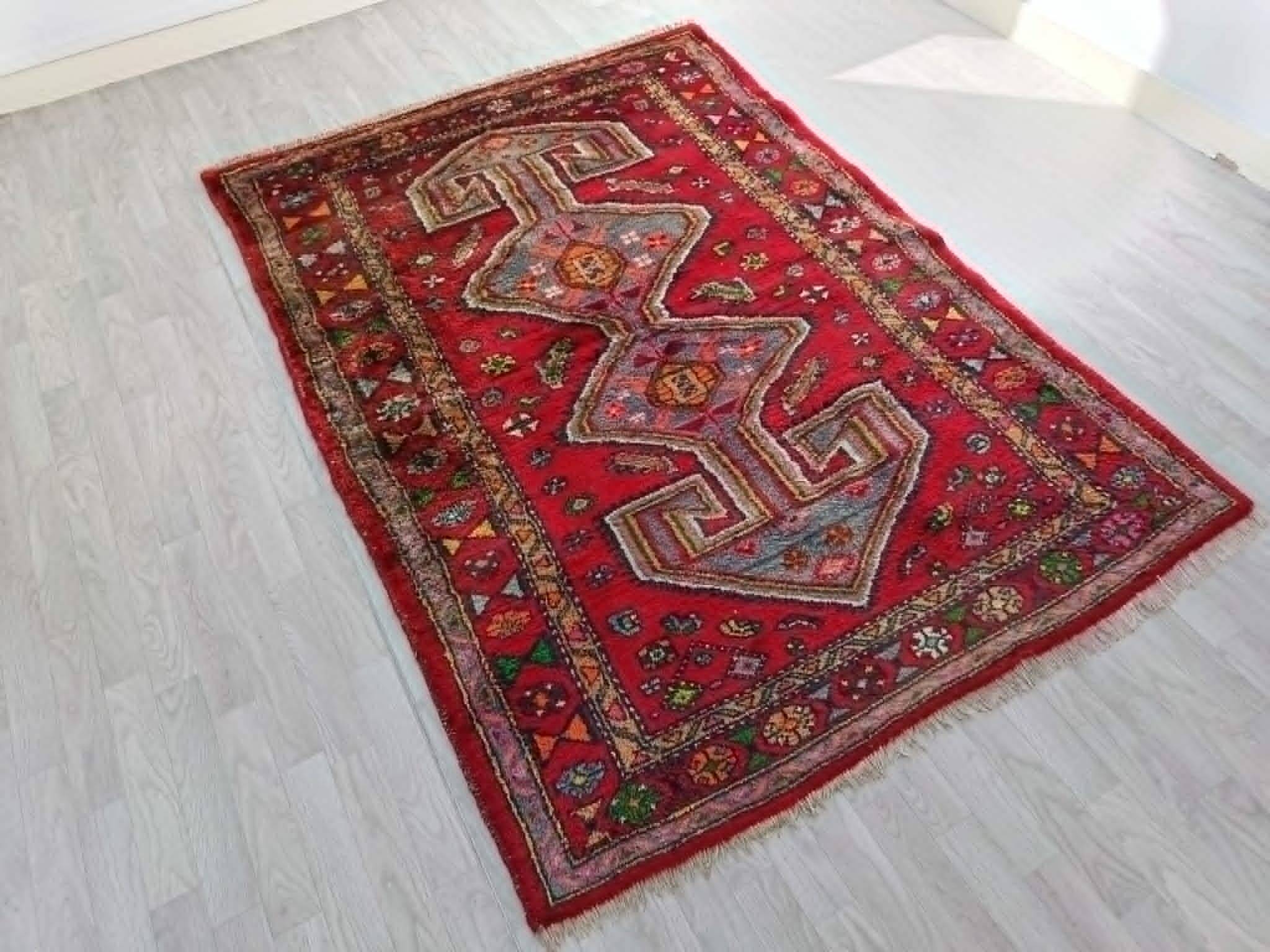 Tapis Persan Khamseh fait main