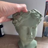 Antique sculpture face vase