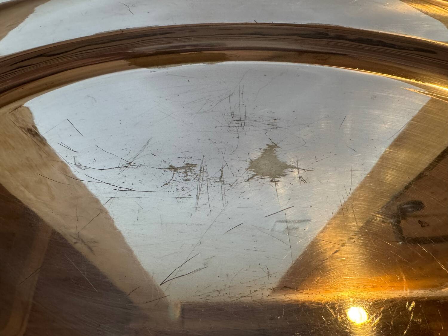 Grand plat de service ovale Fracalanza XX siècle