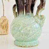 Vase ancien bleu - numéroté