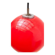 Red opaline glass pendant lamp by Peill&Putzler 1970