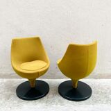 Pair of Polaris armchairs by Pierre Guariche