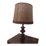 Lampe à pied en bois