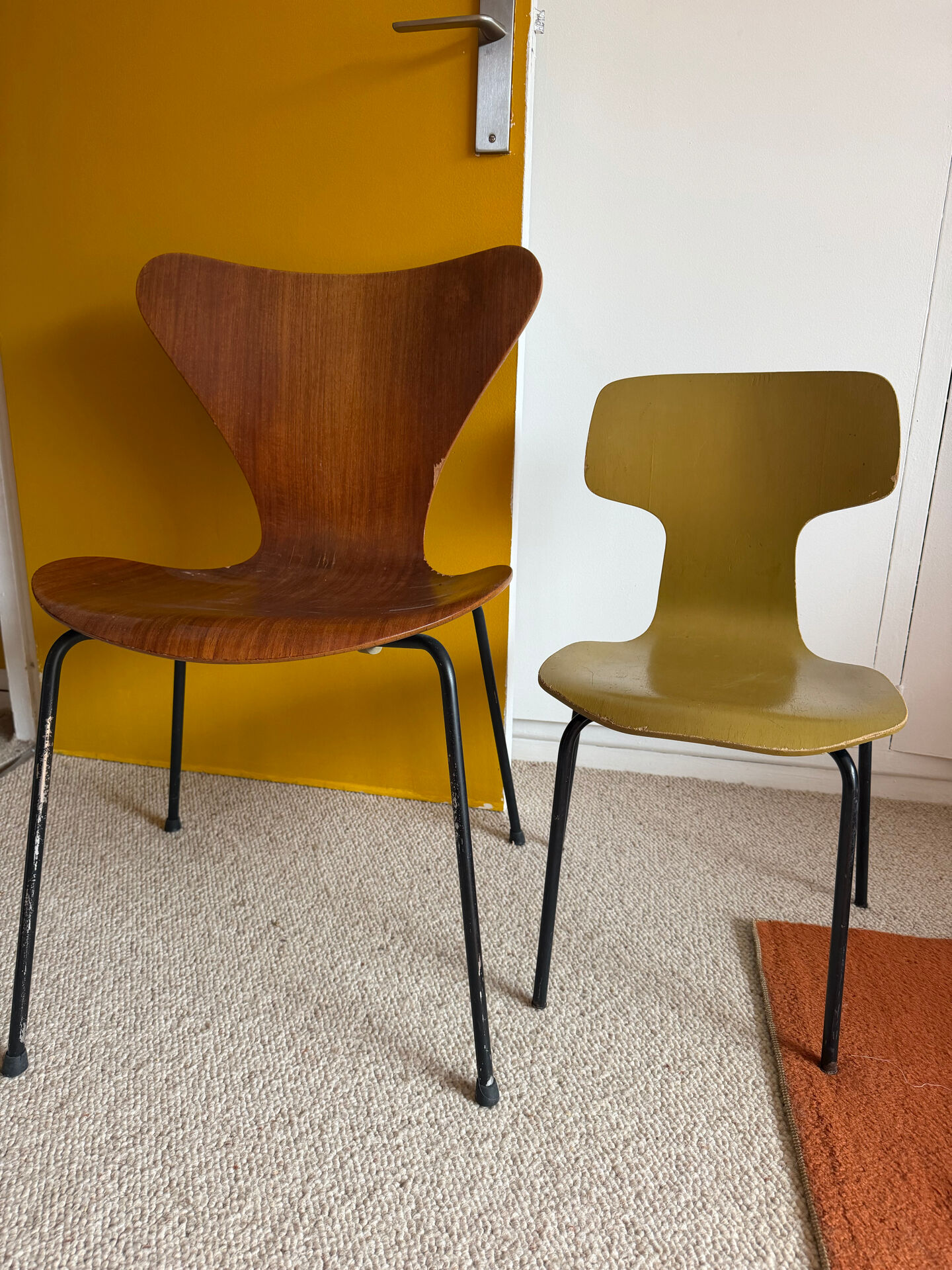 Chaise enfant T ou Marteau, Arne Jacobsen, Fritz Hansen 1971