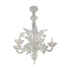 Lustre vénitien en verre de murano