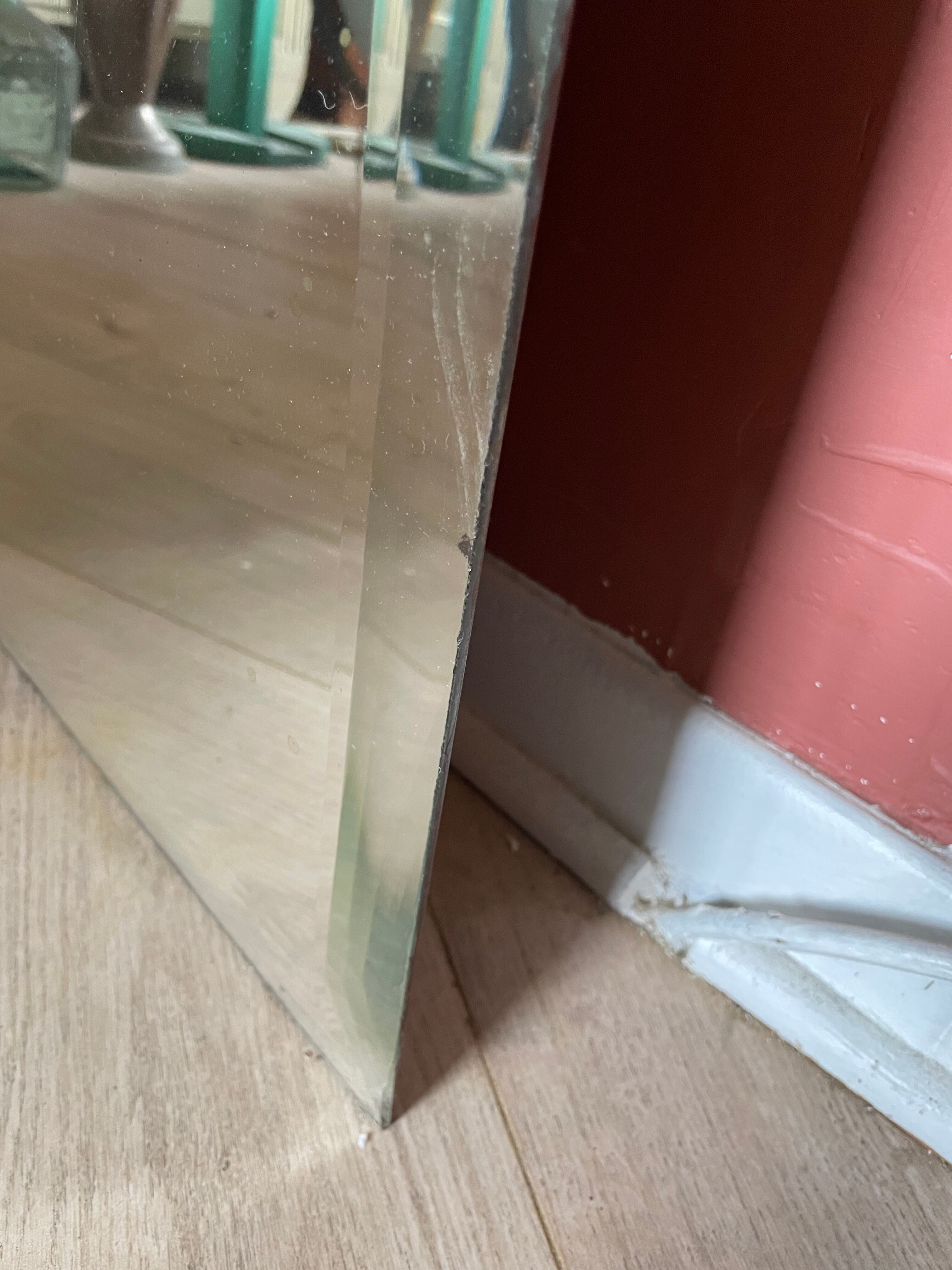Beveled mirror 150x57cm