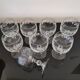 Set of 8 red wine glasses on crystal legs decorated with grapes and vine branches Luminarc