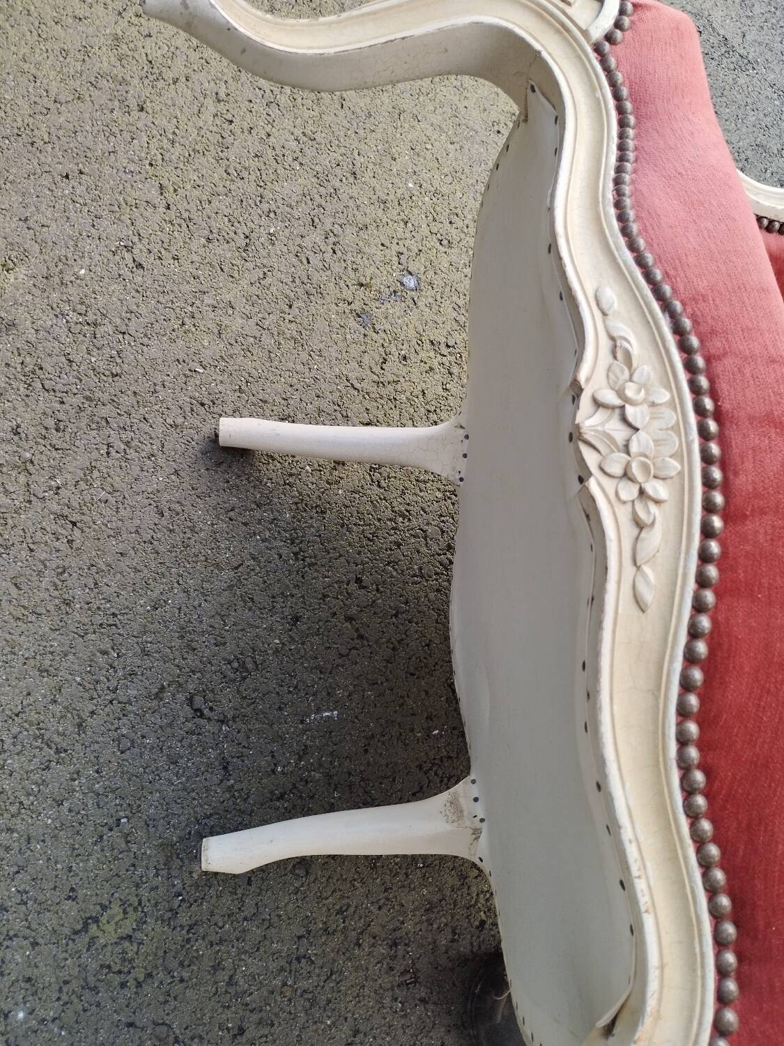 Pair of old Louis XV style armchairs