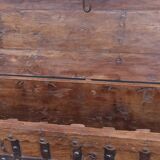 Console coffre en bois