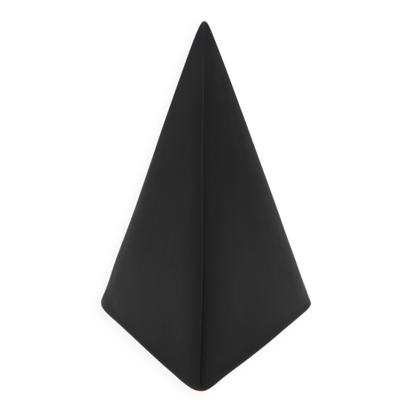 Sculpture pyramide noire de Antonio Lampecco en céramique, années 80 — Beyit