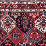 Antique carpet persian bakhtiari handmade 223cm x 301cm 1930s