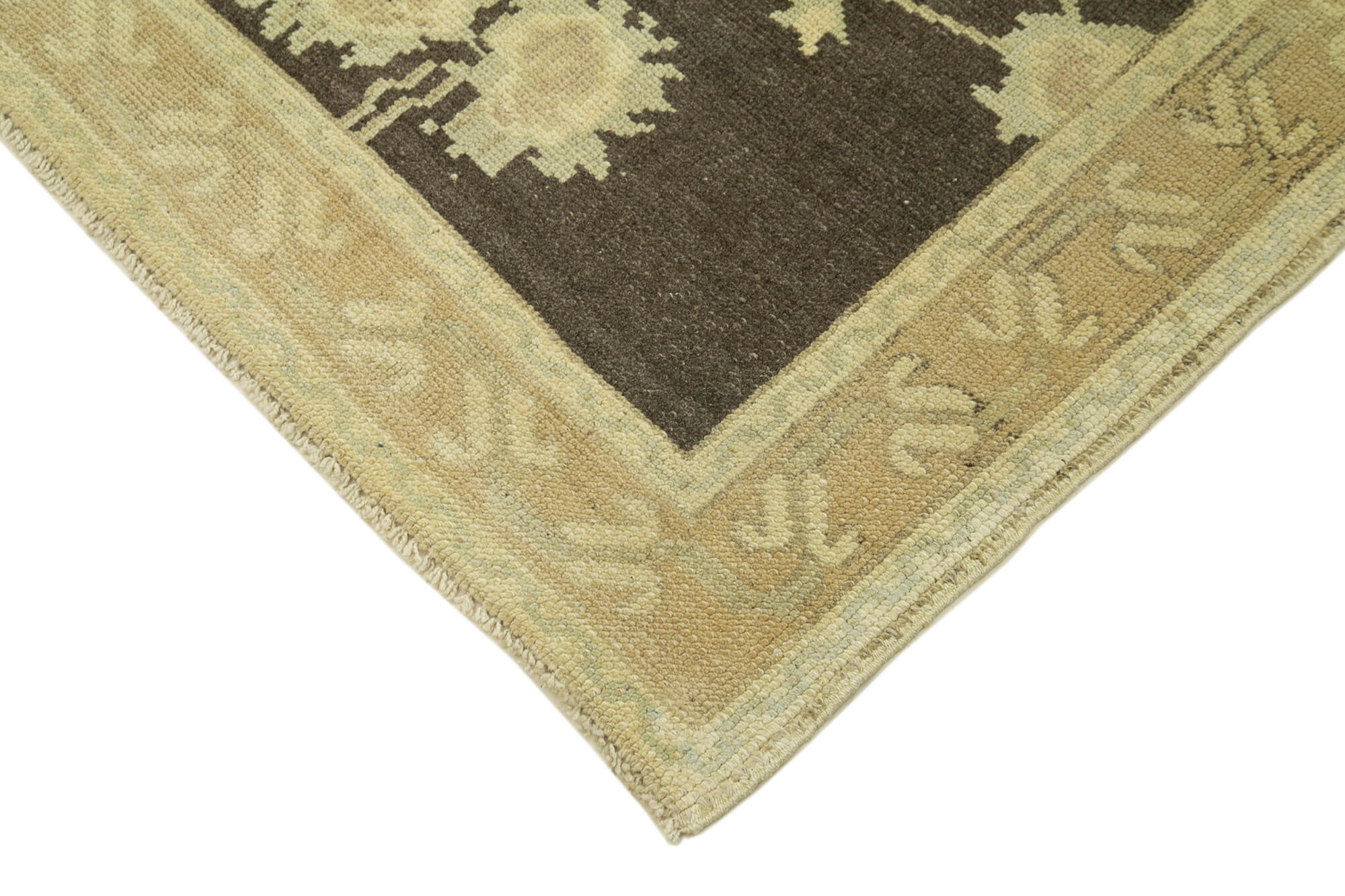1950s hand-knotted distressed turkish beige carpet 148 cm x 244 cm