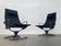 Set of aluminium chairs EA 124 Mid-Century by Charles & Ray Eames for Herman Miller, 1960s.