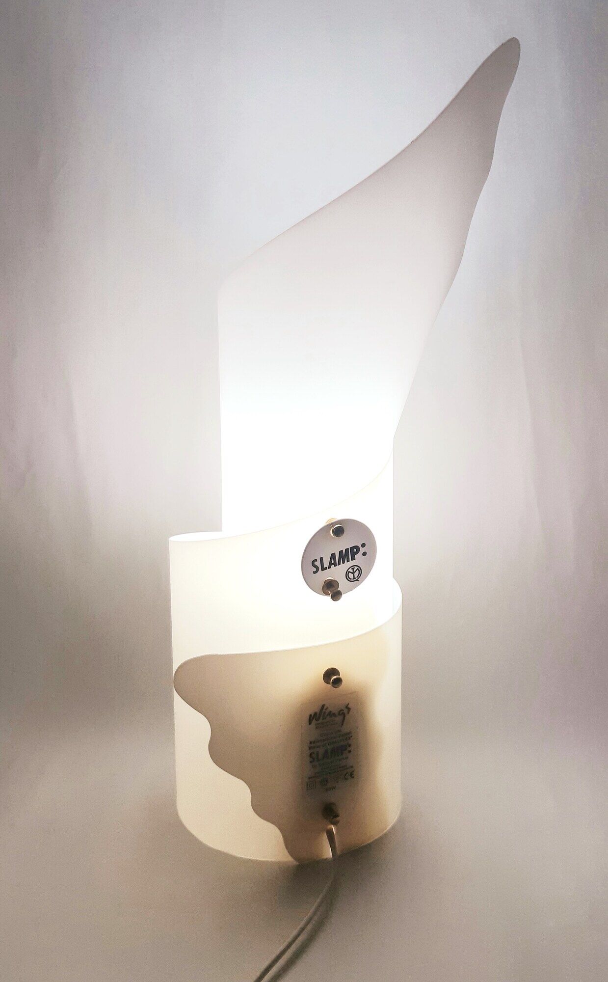 Lamp Wings, Riccardo Raco, edited by Samuel Parker for Slamp