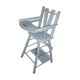 Vintage doll blue high chair