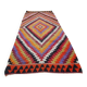 Vintage Turkish hallway rug 126x327 cm
