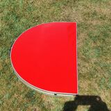 Vintage oval camping table. 1950s.