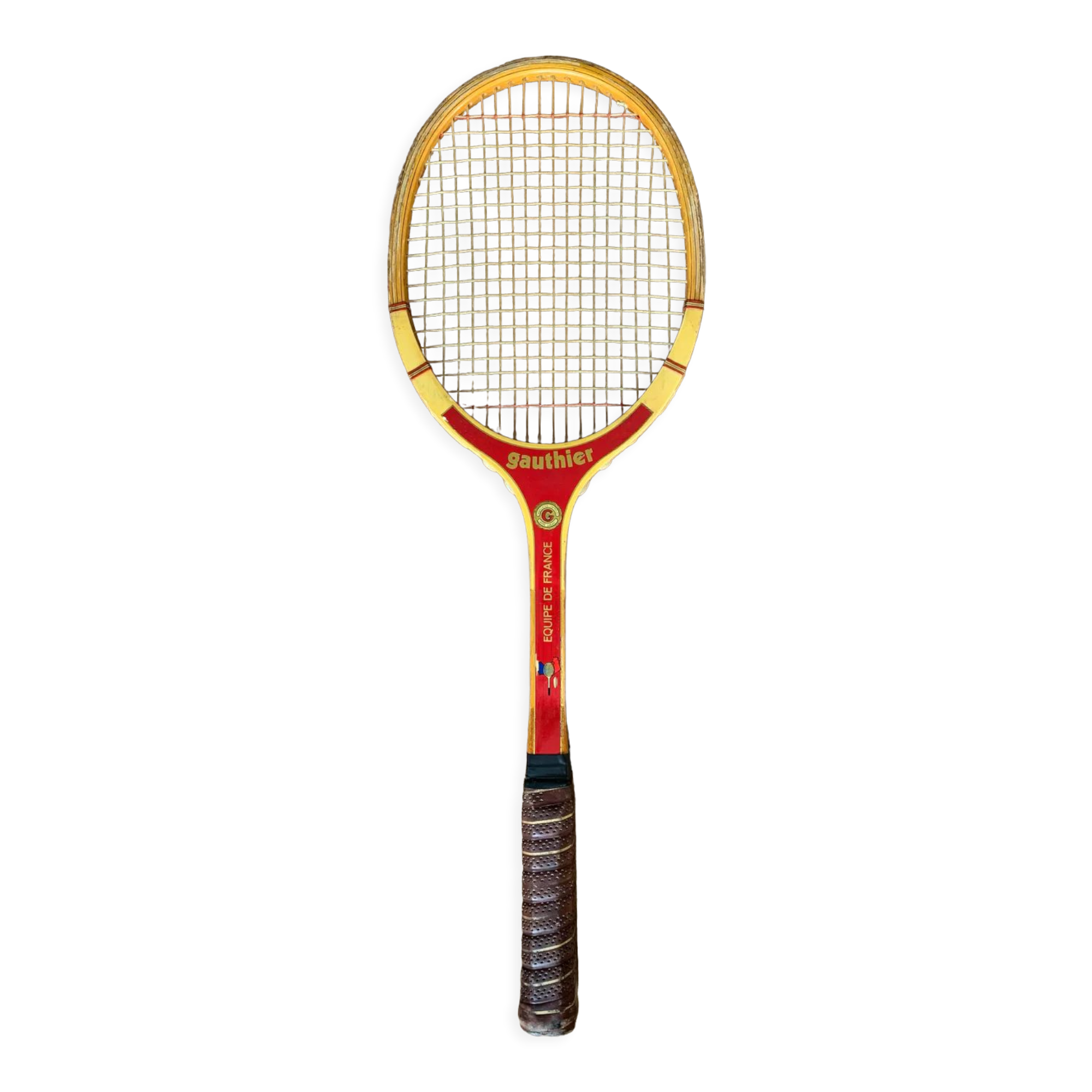 Antique wooden snowshoe