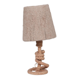 French mid-century rope table lamp