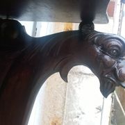 Meuble étagère sculpté