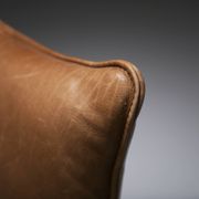 Stunning lounge chair The Rock in brown leather by Gerard Van Den Berg - Montis